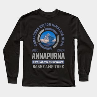 Annapurna base camp trek 2024 Long Sleeve T-Shirt